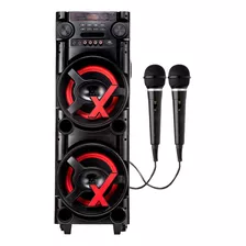 Alto Falante Amvox Aca1000 Newx Led 1000w Bivolt-sem Fm 2mic