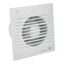 Ventilador Extractor De Aire Con Temporizador Decor-100 Cr Color De La Estructura Blanco