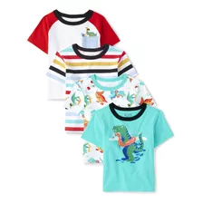 The Children's Place Paquete De 4 Camisetas Grficas Para Nio