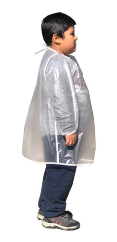 Pintorcito Guardapolvo Plastico Impermeable Talle 1 A 8 Años