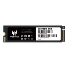 Ssd Acer Predator Gm7000 2tb Pcie Nvme Gen4 M.2 2280 3d Nand