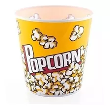 Kit 2 Balde Recipiente Pipoca Pote Plástico Popcorn Grande