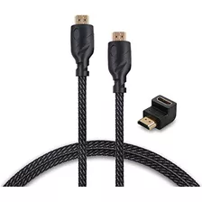 Realm 4k Cable Y Adaptador Hdmi, Gris, 6 Pies, Rlmh9gr