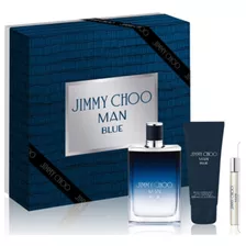Kit Perfume Masculino Jimmy Choo Man Blue Edt 100ml+7.5ml