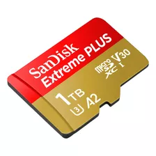 Cartão De Memória Sandisk Extreme Com Adaptador Sd 1 Tb