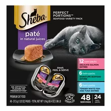 Sheba - Comida Hmeda Para Gatos, Pat, Porciones Perfectas