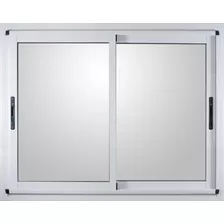 Ventana De Aluminio Bco 150x110 Linea Modena Con Dvh.