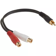 Cable Value Series One Rca Mono A Dos Rca Estereo | Negro