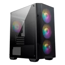 Gabinete Msi Mag Forge M100a Rgb Usb 3.0 Micro Atx Color Negro