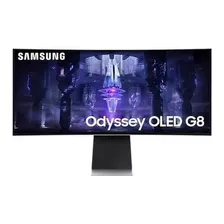 Monitor Gamer Curvo Samsung Odyssey Oled G8 S34bg85 Lcd 34 Plateado 100v/240v