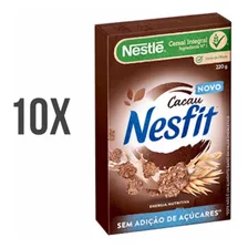 Kit 10 Cereal Matinal Nesfit Sem Adição De Açucar 220g Cacau