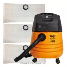 Coletor Saco Aspirador De Pó Wap Gt Profi 20l Kit C/03 Refil