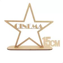 15 Enfeite Mesa Estrela Oscar Hollywood Nome Personalizado