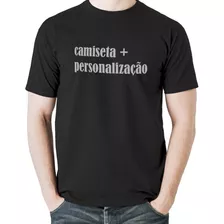 Camiseta Plus Size Arte Personalizada Com Uma Cor