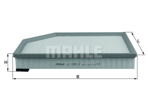 Filtro De Aire Volvo Xc60 10-12 S80 07-10 Mahle Foto 6