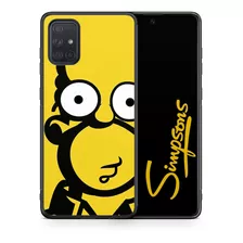 Funda Galaxy A71 Homero Simson Art Tpu A51 A32 A21s A02 A10