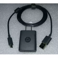 Fonte Carregador Usb Para Chromecast + Cabo Original