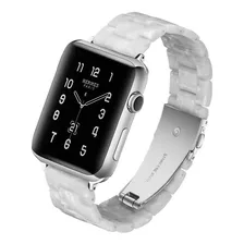 Malla Resina Para Apple Watch Edicion Limitada Small Blanca