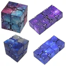 2 Cubo Infinito Magico Fidget Toy Empurre Pop Anti Stress