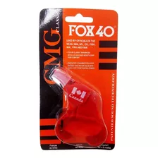 Silbato Fox 40 Con Agarre Para Dedos Rojo