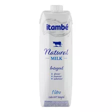 Leite Uht Integral Itambé Natural Milk Caixa Com Tampa 1l