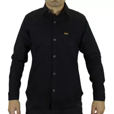 Camisa Drill Hombre - Negro