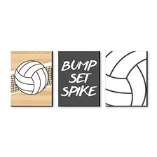 Big Dot Of Happiness Bump, Set, Spike-voleibol-deportes