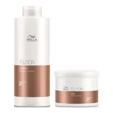 Shampoo 1000ml + Mascarilla Wella Fusion Professional