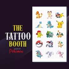 Tatuajes Temporales Pokemon X15 Tattoos