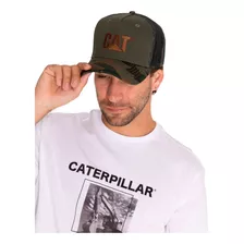 Jockey Cat Logo Printed Mesh Trucker 