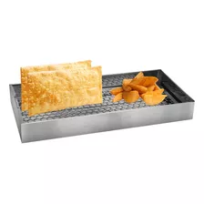 Escorredor De Óleo Pastel Batata Frituras Em Geral 60cm Inox