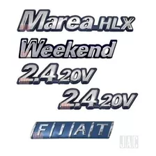 Símbolo Marea Weekend Hlx + Lateral 2.4 20v + Fiat - 98 À 01