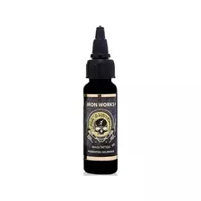 Tinta Iron Works Tatuagem Tattoo Preto Escuro 30ml