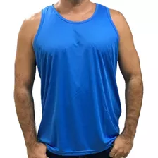 Camiseta Masculina Regata Dry Fit Plus Size Praia Verão