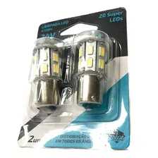 Par Lampada Led Innova P21w Branco Frio 24v 6000k Lumens