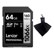 Tarjeta De Memoria Lexar 1066x Sdxc Uhs-i Card 64gb Class 10