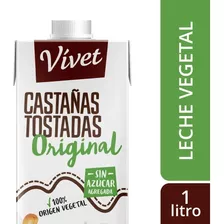 Leche De Castañas Tostadas Original Sin Azúcar Vívet 1l