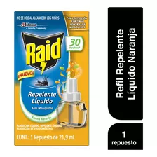 Insecticida Líquido Raid Aromatizante Naranja Repuesto 21.9ml