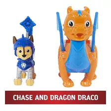 Patrulha Canina Chase E Dragao Draco Cavaleiros Resgate 2849