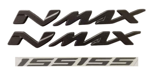 Emblemas Letras Yamaha Nmax + Emblemas 155  Foto 5