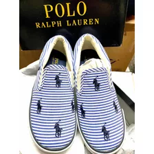 Zapatillas Niño Varón Talle 32 Polo Ralph Lauren Logos Usa !