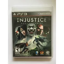 Injustice Gods Among Us Ps3 Fisico