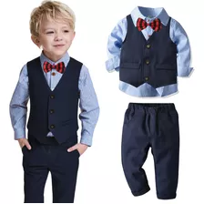 Conjunto De Traje De Caballero Para Niños Pequeños