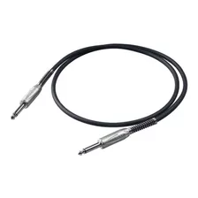 Cable Instrumento Proel Bulk100lu1 1metro 6.3mm Negro Cuo