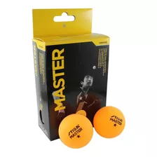 6 Pelotas Ping Pong Master Plastico Pin Pon 