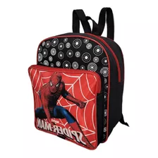 Mochila Infantil Homem Aranha Criança Prezinho Escola Cor Preto Desenho Do Tecido Personagem Homem Aranha