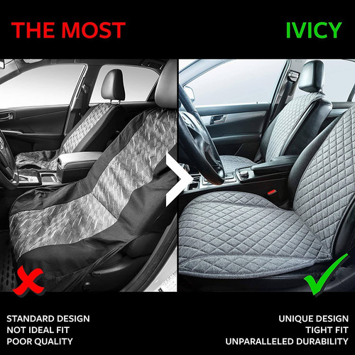 Ivicy Car Seat Cover, Non-slip, Linen Aa Foto 6