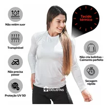 Camisa Proteção Uv Solar Segunda Pele Praia Feminina Gelada*