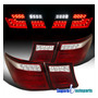 Red Fits 2007-2009 Lexus Ls460 Full Led Brake Reverse Ta Zzf