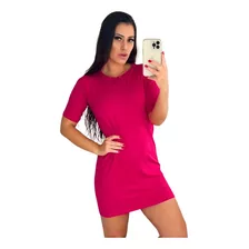 Vestido Camisetão Roupa Blusao Feminino Camisa Mulheres Top